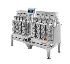 Rapidement machine de pesage multi principale de la tête 8 de 60P/M pour la nourriture collante