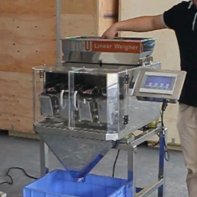 Machine à emballer linéaire principale du peseur 0.5L de 0.8KW 200g 4 80 P/M