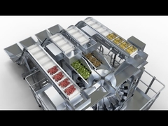 Machine de conditionnement peseuse associative pour fruits secs mélangés 4 en 1