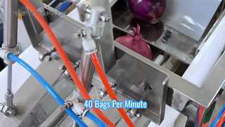 Système d'emballage automatique de sacs en filet à grande vitesse (0,5 kg - 5 kg)