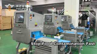 Machine d'inspection à rayons X pour produits alimentaires emballés et en vrac